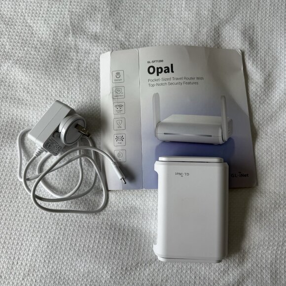 GL-SFT1200 (Opal) Secure Travel WiFi Router, AC1200 Dual Band Gigabit Etherne... - Picture 9 of 12